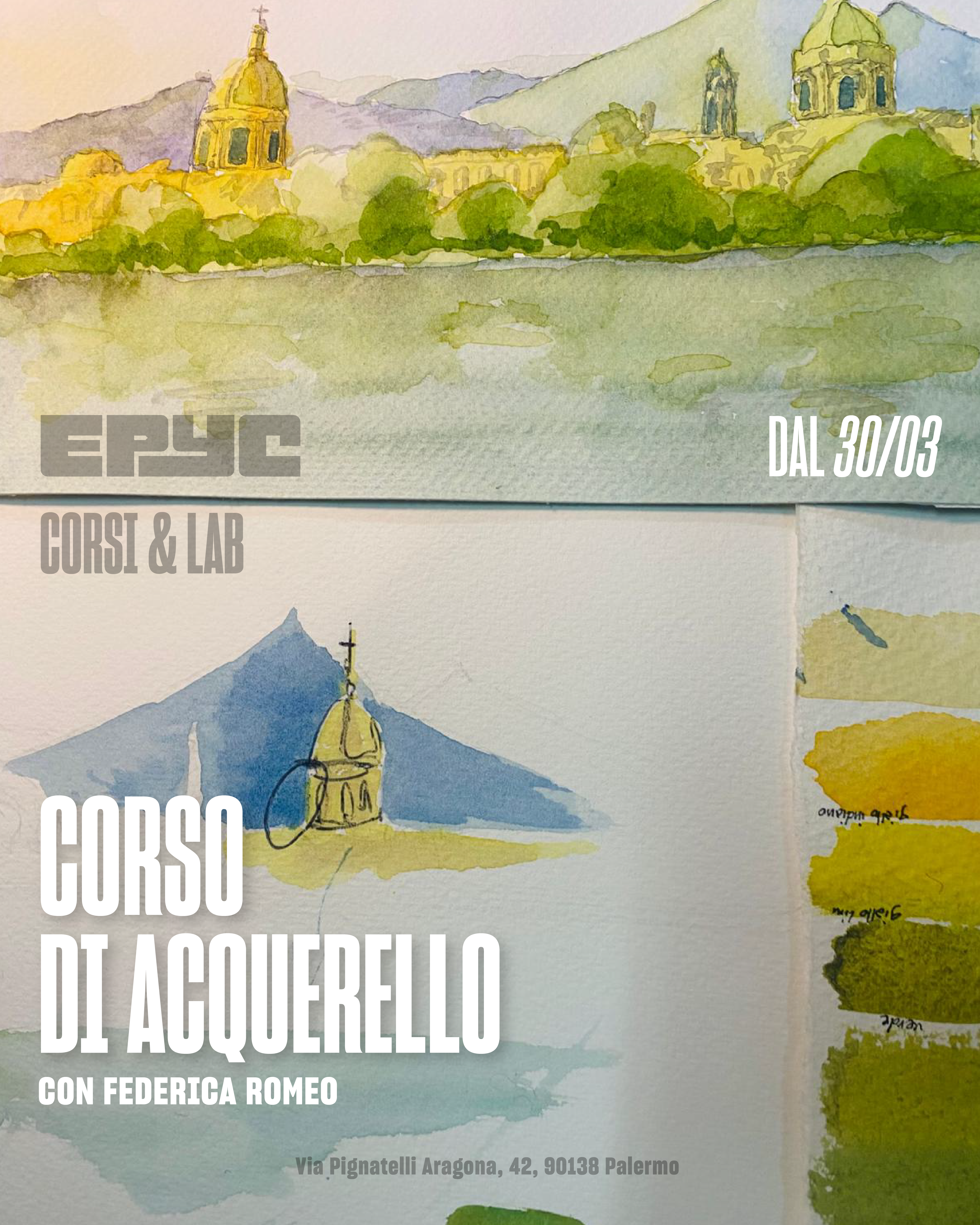 Locandina Corso di Acquerello