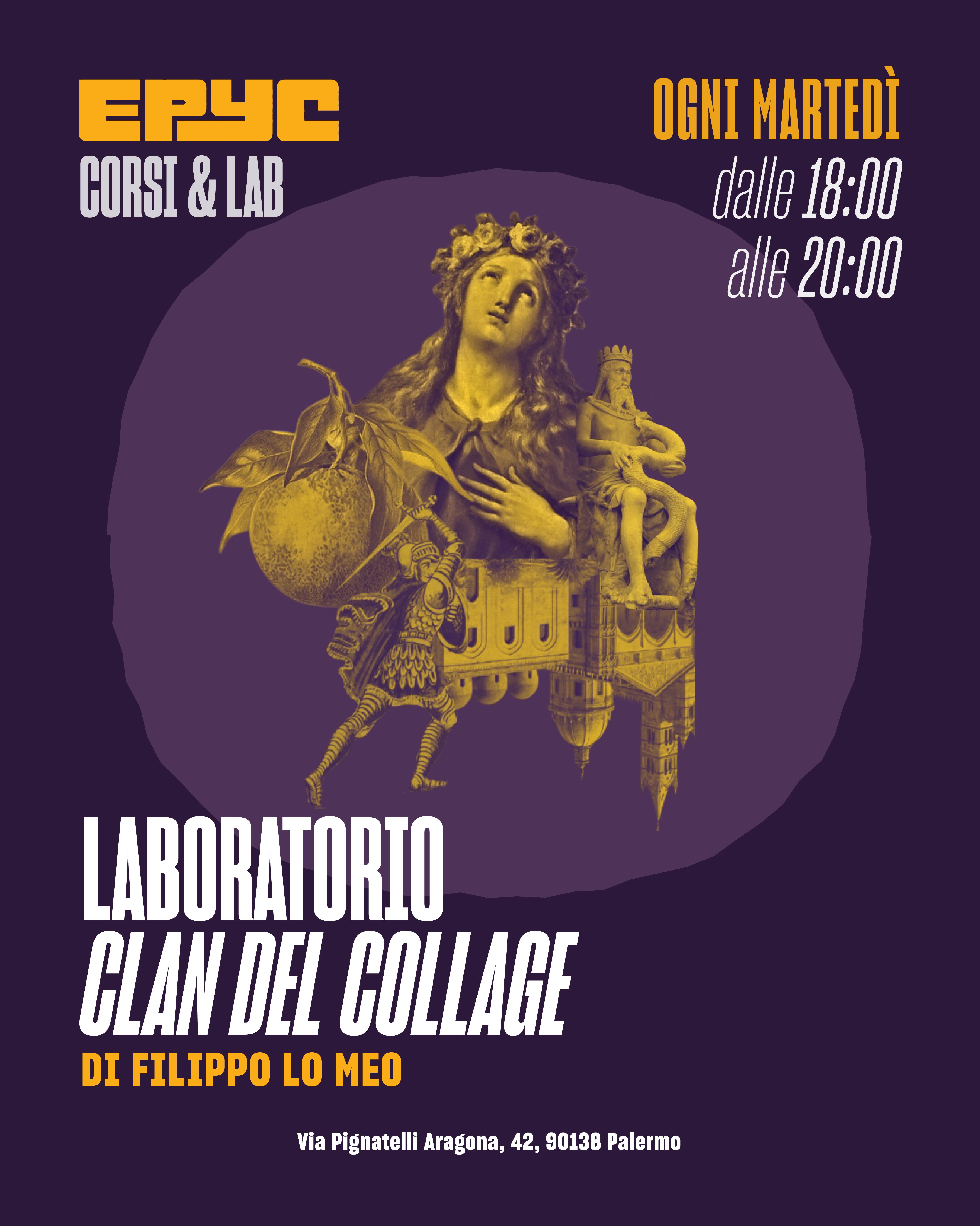 Locandina Lab Clan del Collage